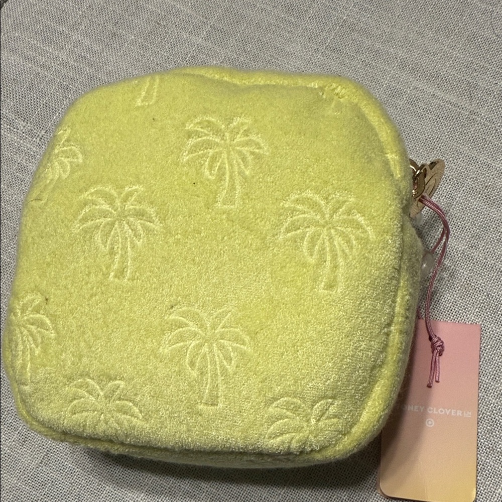 Stoney Clover Lane Yellow Cosmetic Bag